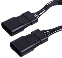 45146-0801 - 8 Pin Squba Plug to 8 Pin Squba Plug Lead, 150mm