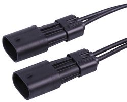 216622-1022 - 2 Pin Squba Plug to 2 Pin Squba Plug Lead, 300mm