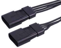 216622-1041 - 4 Pin Squba Plug to 4 Pin Squba Plug Lead, 150mm