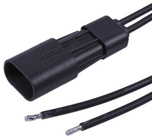216623-1023 - 2 Pin Squba Plug to Bare End Lead, 600mm