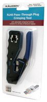 XT499 - RJ45 Cat5e, Cat6, Cat6a Pass-Through Crimp and Stripper Tool