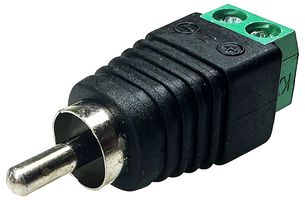 TGR-RCA-100 - RCA Plug Connector to 2x Screw Terminals