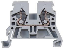 870-901 - 2 Conductor Through Terminal Block, 28AWG to 12AWG, 500V, 24A