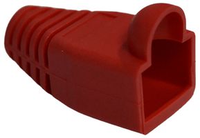 PRORJ45-BOOT-RED - RJ45 Push Through Boots, Pack of 10
