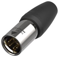 NC5MX1-TOP - 5 Pole XLR Male Plug Connector, True Outdoor Protection