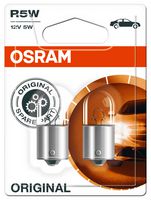 A207BL - 12V 5W R5W BA15s Car Side / Tail Light Bulb (Twin Pack)