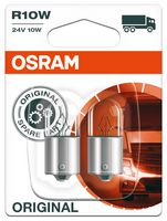 A245BL - 12V 10W R10W BA15s Car Side / Tail Light Bulb (Twin Pack)