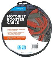 SM400 - 400A Jump Leads for Cars up to 2500CC - 2.5m