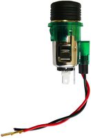 SCL01 - Illuminated 12V Cigarette Lighter Socket, European Cars