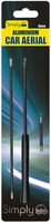 AER01 - Replacement Aluminium Car Aerial, Black