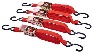 S0751 - Ratchet Tie Down Straps, 25mm x 4.5m, 125kg Capacity (Pack of 4)