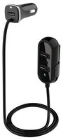 SWUSB20 - Front & Back Seat USB Extension Cable, 3x USB A, 1x USB C, 12V, 2.5m