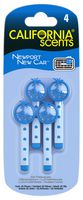 CVS022-4 - Car Air Freshener Vent Sticks, Pack of 4, Newport New Car
