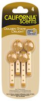 CVS029-4 - Car Air Freshener Vent Sticks, Pack of 4, Golden State Delight