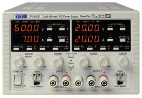 CPX400D - 840W 60V 20A Dual Output PowerFlex DC Bench Power Supply - Non-Programmable