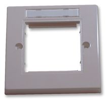 CS00210 SINGLE - 1-Gang EUROMOD Wall Plate with Label