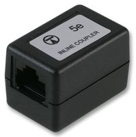 FAC - Cat5e RJ45 Modular Inline Coupler, Black