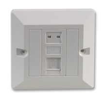 UT-8701 - 1-Port Cat5e RJ45 Socket Faceplate