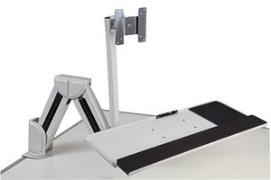 PSG08382 - Desk Monitor Arm with VESA Mount & Keyboard Tray