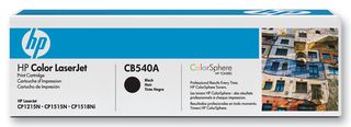 CB540A - HP125A LaserJet Toner Cartridge - Black, 2200 Pages