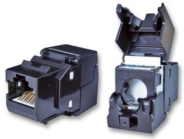 SKFBK - Cat6 Tool-less Keystone Socket, Black