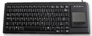 KYB500-K82B - Mini USB Keyboard with Touchpad, Black