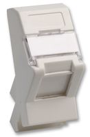 KA45 - Euro Angled Keystone Module Faceplate Adaptor, White