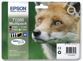 T1285 - T1285 Original Ink Cartridge, 4 Colour Multipack