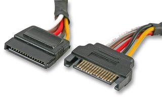 AK-CBPW04-30 - 15 Pin Male to Female SATA Power Extension Lead, 0.3m
