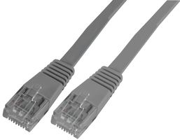 PSG91013 - 1m Grey Flat Cat5e UTP Ethernet Patch Lead