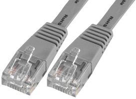 PSG91034 - 1m Grey Flat Cat6 UTP Ethernet Patch Lead