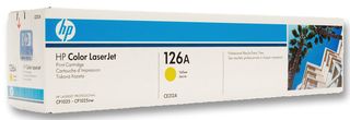CE312A - HP126A Original LaserJet Toner Cartridge - Yellow, 1000 Pages