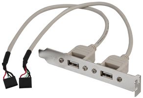 PSG90768 - USB 2.0 Receptacle on Bracket with 0.25m Lead Length