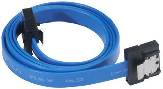 AK-CBSA05-50BL - ProSlim Internal SATA 3.0 Lead with Latches, 0.5m Blue