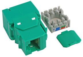 SKFGN - Cat6 Tool-less Keystone Socket - Green