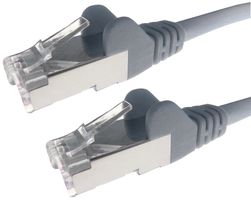 37-0005G - Cat6a LSOH RJ45 Male to Male Ethernet Patch Lead, 0.5m Grey