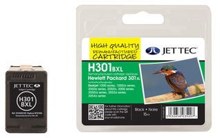 H301BXL - Remanufactured Ink Cartridge, Black - Replaces Hewlett Packard 301XL
