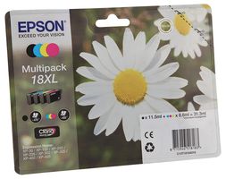 C13T18164010 - 18XL High Capacity Original Ink Cartridge, 4 Colour Multipack