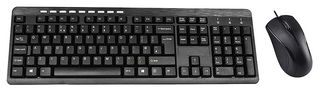 KBMS-001 - USB Keyboard & Mouse Deskset, Black