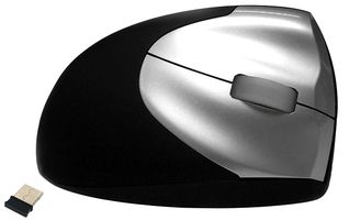MOU-UPRIGHT2RFBK - Wireless Vertical Mouse 2 - 1600 DPI Black/Silver