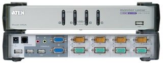 CS1744 - 4-Port USB VGA Dual Display/Audio KVMP Switch