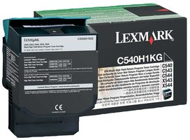 C540H1KG - Black High Yield Return Programme Toner Cartridge - 2500 Pages