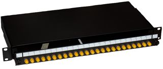 009-023-009-24 - 24 Way ST Singlemode Sliding Fibre Patch Panel