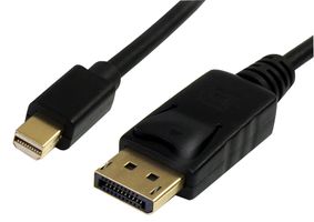 MDP2DPMM3M - Mini DisplayPort to DisplayPort 1.2 Lead, 3m Black
