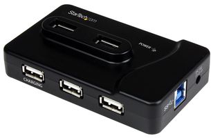 ST7320USBC - 6 Port USB Hub, USB-A to 4x USB 2.0 & 2x USB 3.0