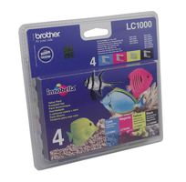 LC1000VALBP - 4 Ink Cartridge Multipack - Black, Magenta, Yellow, Cyan