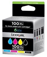 14N1921E - 100XL BK/C/M/Y Colour Return Programme Ink Cartridges - Multipack