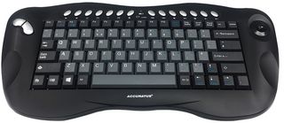 TOUGHBALL 2 - Wireless Multimedia Keyboard with Optical Trackball Black