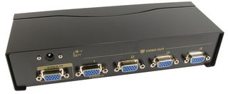 NLKVS-534A - 4 Port VGA / SVGA Video Splitter, 450MHz