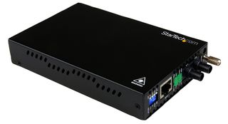 ET90110ST2 - 10/100 Mbps Multi Mode ST Fiber Media Converter, 2 km